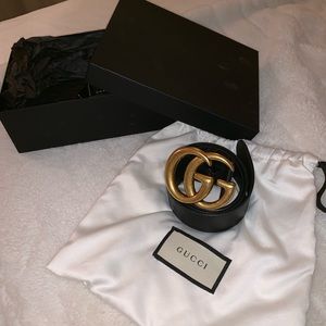 Authentic Gucci leather belt